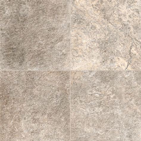 Paleo 2CM Travertine Silver 24x24 Textured Matte Porcelain Paver