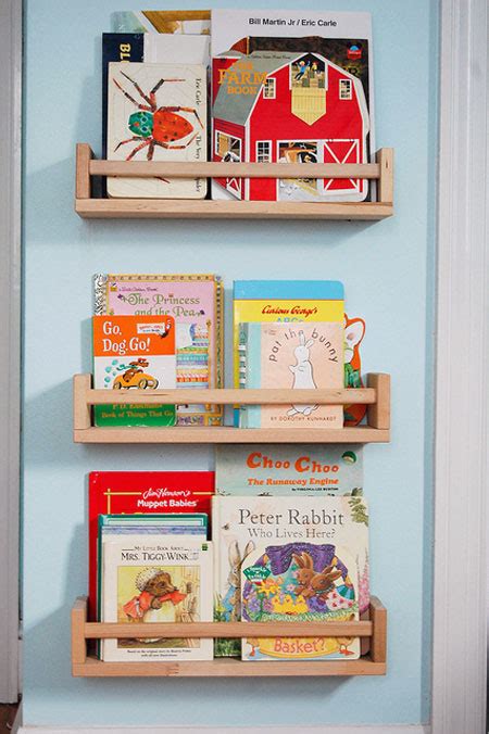 DIY Bookshelf Made from a Spice Rack