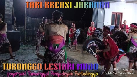 TARI PRAJURIT EBEG TURONGGO LESTARI MUDO PAGERSARI PENGADEGAN PBG YouTube