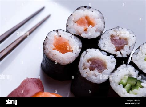 Traditional japanese food, Sushi Stock Photo - Alamy