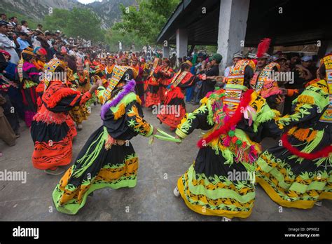 Kalash Women And Girls Dancing Wildly At The Anish Brun Village Charso