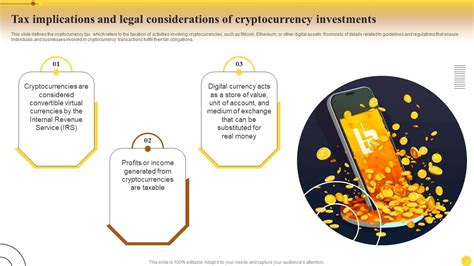 Tax Considerations Of Cryptocurrency Investments Comprehensive