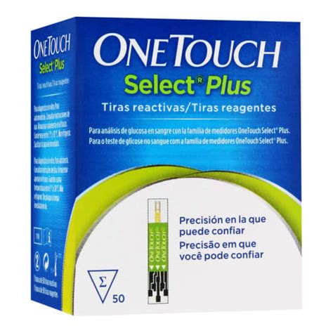 Comprar One Touch Select Plus Flex Tiras Reactivas Con 50 Piezas Prixz