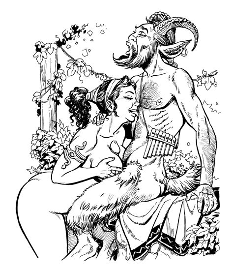 Satyr And Bacchante By Purr Hiss Hentai Foundry