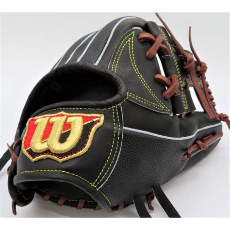 硬式グラブ Wilson Staff Dual ウイルソン スタッフ デュアル 内野手用 87型 Us Hウェブ搭載 Wbw101068 小指2本入れ推奨 ブラックss 右投げ用