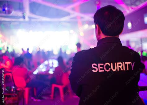 Security Guard In Night Club Stock Photo Adobe Stock