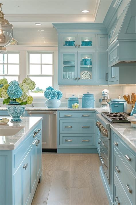 29 Coastal Kitchen Ideas To Bring Seaside Charm Into Your Cooking Space ...