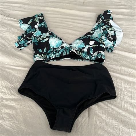 Whitesharkpr Swim High Waisted Floral Bikini Poshmark