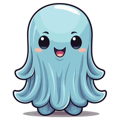 Beautiful Cute Halloween Ghost - Ai Generative 32874114 PNG