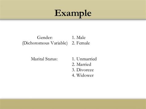 Types of Variables