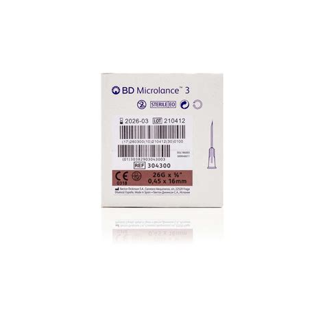 Bd Microlance Hypodermic Needle G Brown Mm Udani Chemist