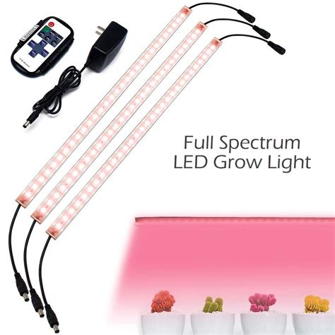 Hard Led Grow Light Strip With Full Spectrum Leds 36w Ip65 Waterproof Dimmable Led Plant Grow