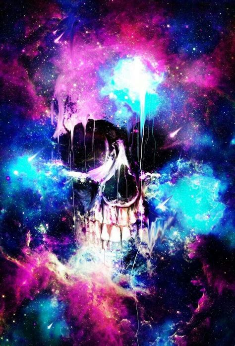 Pin By Melissa On Galaxy Skull Art Skull Artwork Skull