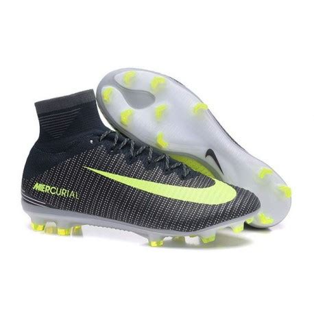 Nike Mercurial Superfly V CR7 FG News Soccer Cleats Black Green