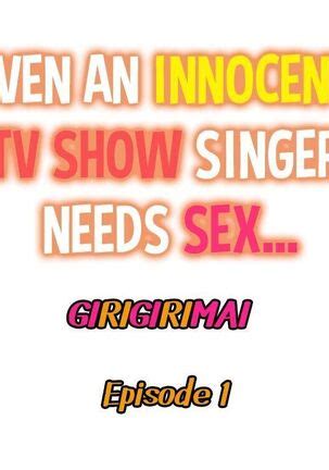 Even An Innocent Tv Show Singer Needs Sex English Original Work Hentai