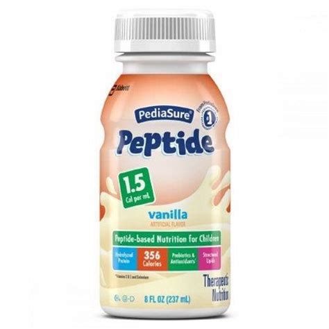 Pediatric Oral Supplement PediaSure Peptide 1 5 Cal Vanilla 8 Oz