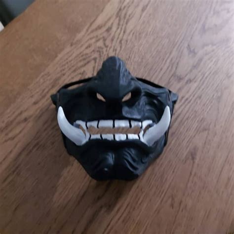 Ghost Of Tsushima Mask V1 Samurai Mask Oni Mask Mempo Cosplay