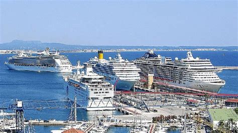 Baleares recibe 2 3 millones de cruceristas hasta octubre un 45 7 más