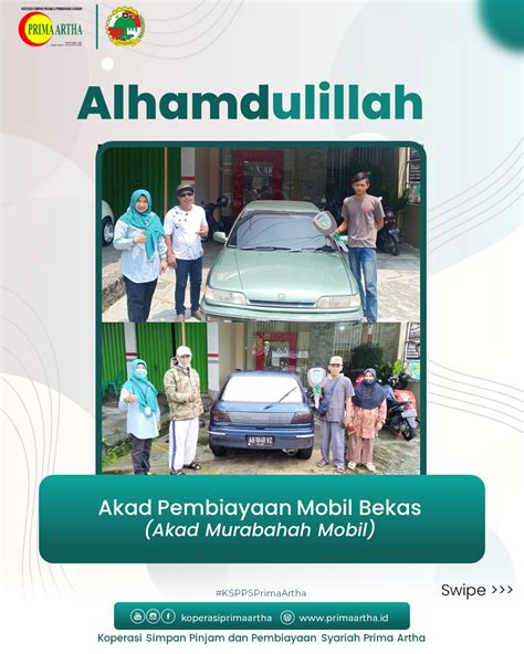 Alhamdulillah Akad Murabahah Mobil Bekas Prima Artha Berita