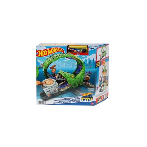 Set De Joaca Hot Wheels Crocodile Loop Masina La Scara EMAG Ro
