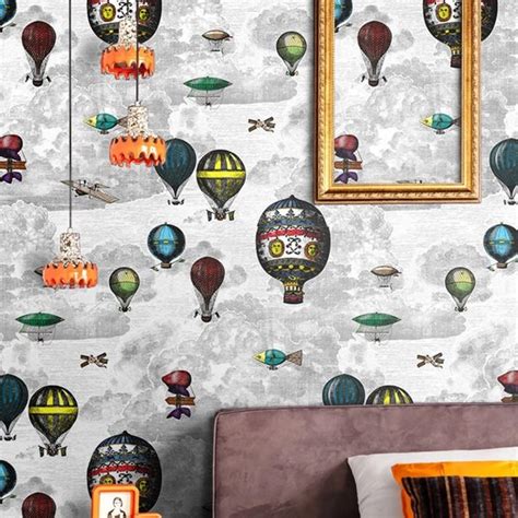 Hot Air Balloon Wallpaper Etsy