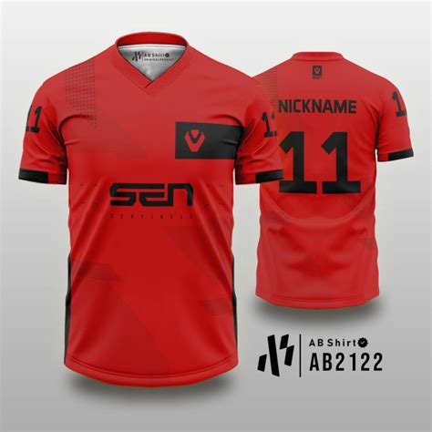 Valorant Esport Sentinel Jersey Free Customize Of Name Red T Shirt Fast