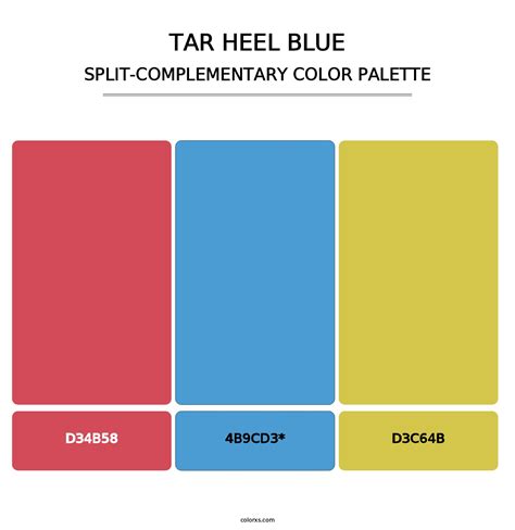 Tar Heel Blue color palettes - colorxs.com