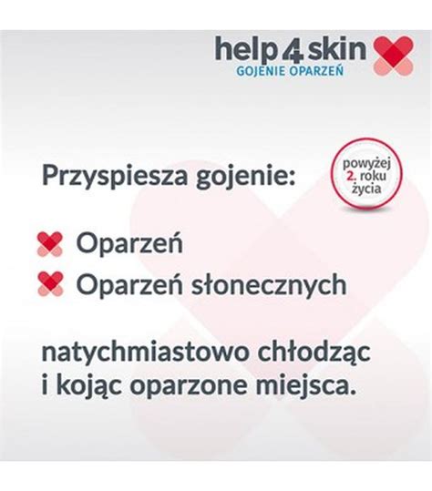 Help Skin Gojenie Oparze El Hydrokoloidowy Przyspieszaj Cy Gojenie G