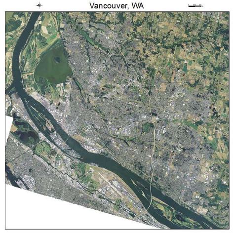 Aerial Photography Map Of Vancouver WA Washington