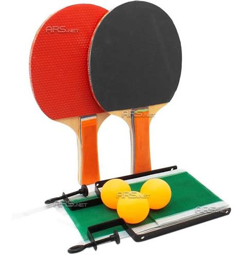 Kit Raquete Para Ping Pong Bolinhas Rede Suporte Ars Net