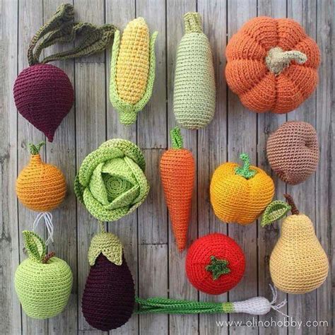 Lista Foto Frutas Y Verduras Tejidas A Crochet Paso A Paso Alta