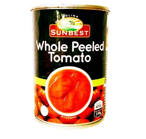 Sunbest Whole Peeled Tomatoes 400g Imported Lazada Ph