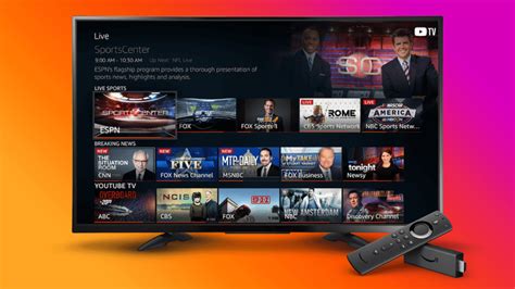 Amazon Fire Tv Interface Integrates Live Tv