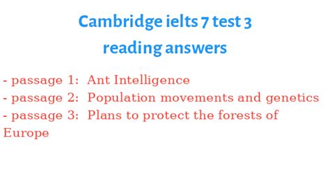 Update 2024 IELTS READING KEYWORDS TABLE CAMBRIDGE IELTS 7 TEST 3