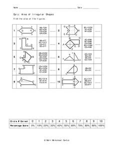 Area Of Irregular Shapes Lesson Plans Worksheets Lesson Planet