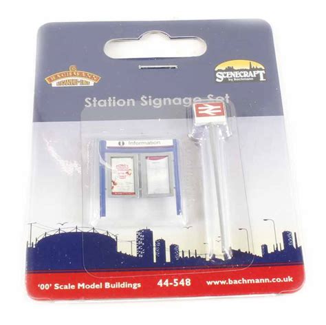 Bachmann Branchline 44 548 Station Signage Set 15 X 5 X 48mm