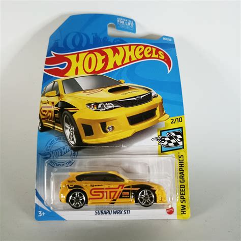 Mattel Hot Wheels Subaru Wrx Sti Hw Speed Graphics 2 10 Gry42 M9c0c