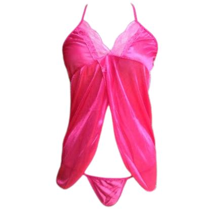 Jual MISS O BT Lingerie Tali Gantung Pakaian Tidur Sexy Renda Satin Babydoll Transparan
