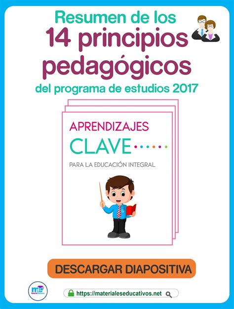 14 principios pedagógicos del programa de estudios 2017 PPT