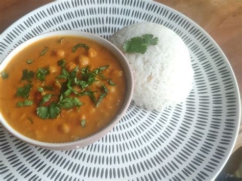 Curry De Pois Chiches Au Lait De Coco Au Thermomix Cookomix