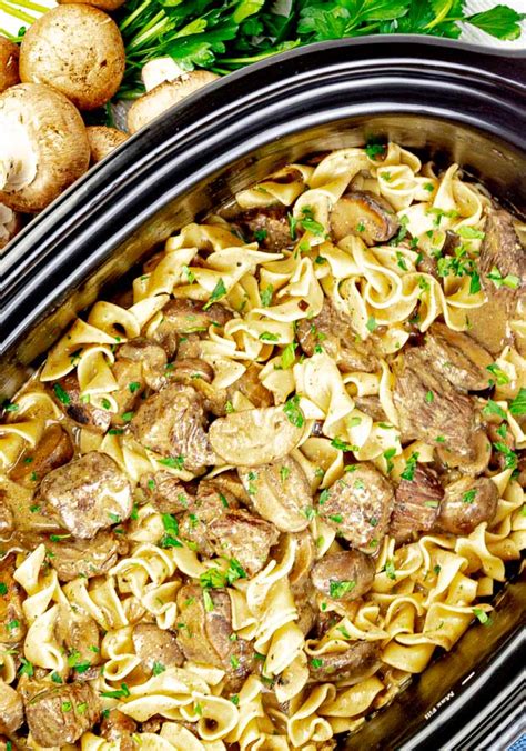 Slow Cooker Beef Stroganoff Recipe From Scratch Savor With Jennifer