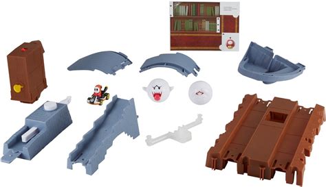 Hot Wheels Mario Kart Nemesis bilbanesæt Boo s Spooky Sprint med cast Shy Guy GNM