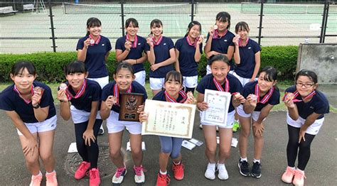 中学女子テニス部 中体連新人団体 東京都第3位、関東大会出場決定 日本大学第三中学校・日本大学第三高等学校