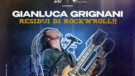 Residui Di Rocknroll Gianluca Grignani In Concerto AllHall Di Padova