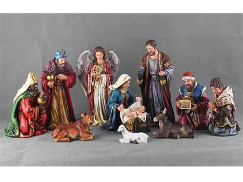 Gatto And Co Nativity Set Resin 11pcs 600mm