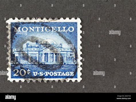 American Postage Stamp Monticello Hi Res Stock Photography And Images