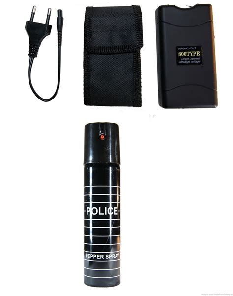 Stun Gun 800 Type Taser With Pepper Spray Combo Shop Today Get It