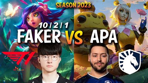 T Faker Vs Tl Apa Faker Neeko Vs Apa Orianna Mid Patch Kr