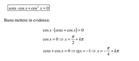 Esercizi Svolti Sulle Equazioni Goniometriche Matematica Oltre