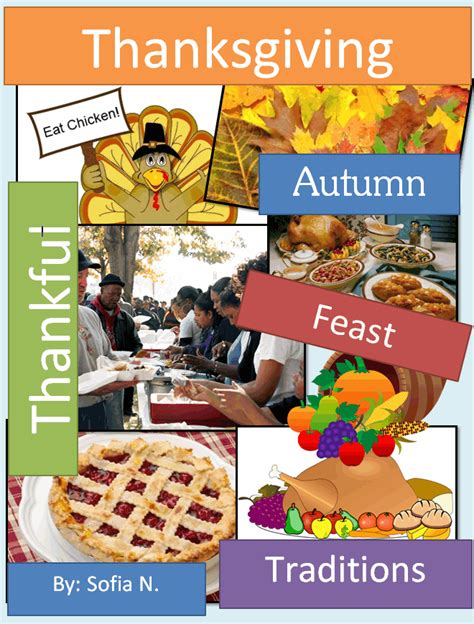 Spirit Of Thanksgiving Collage Ms Word K 5 Computer Lab